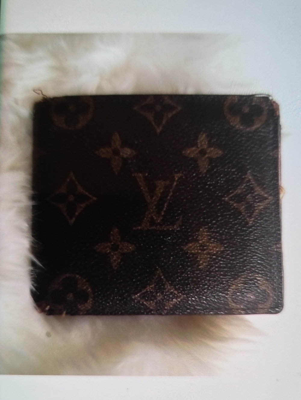 Vintage Louis Vuitton Monogram Canvas Men's Wallet in Brown